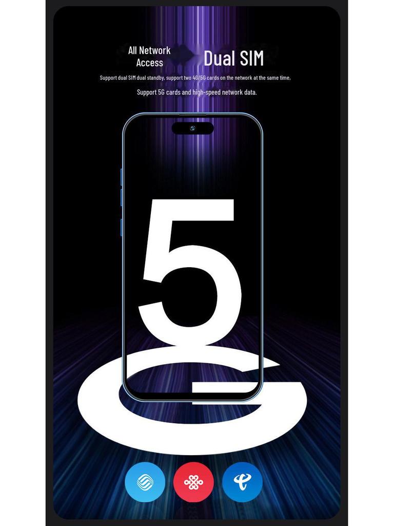 512GB I15 Pro Max 5G Smartphone - Unlocked Android Device