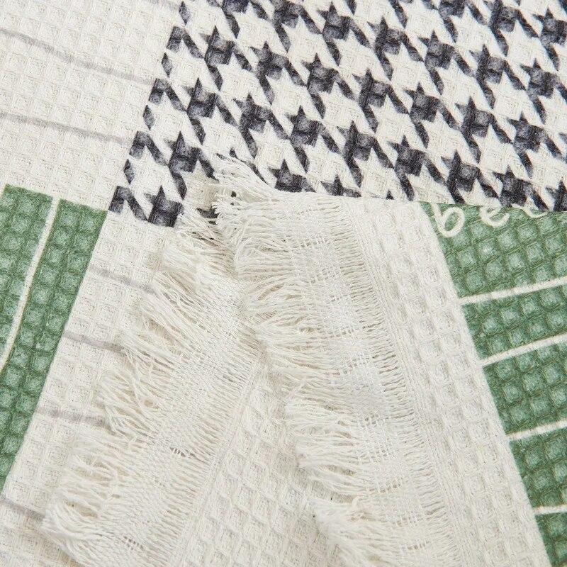 Одеяло для дивана с хлопковой нитью — фото 6