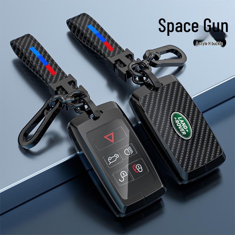 Metal Key Case for Land Rover Range Rover, Freelander, Discovery 5, Defender, Velar Cars.