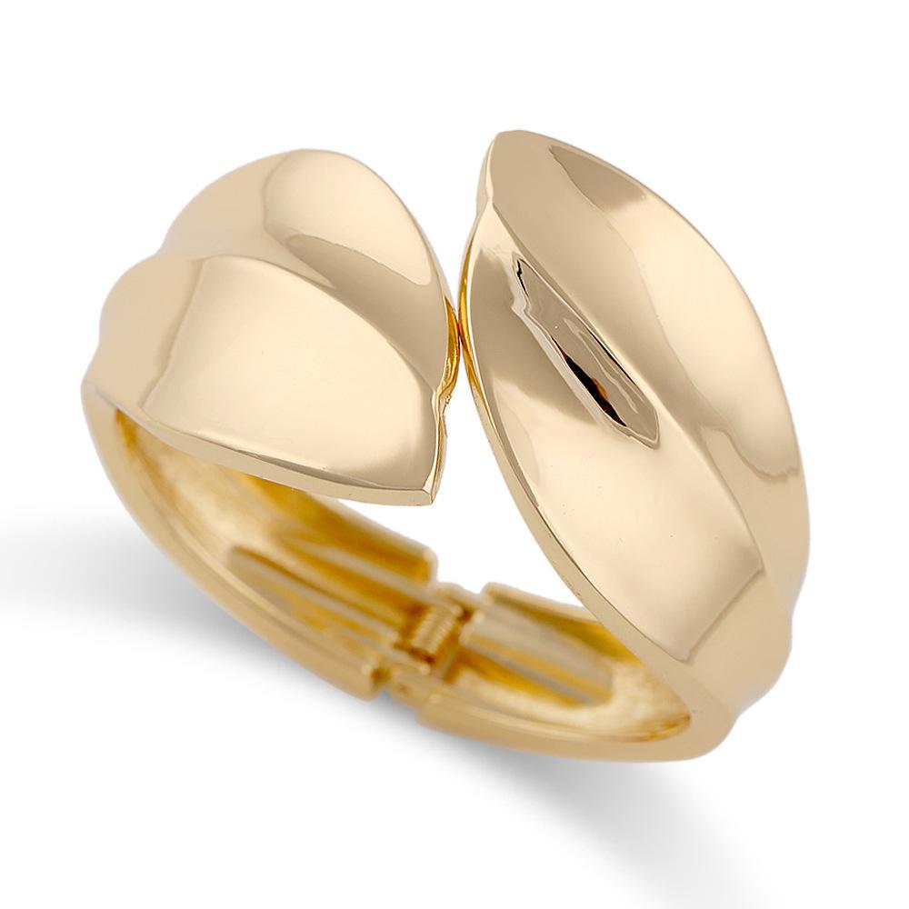 Retro Irregular Open Cuff Bracelet for Women, Vintage Bangle Wrist Jewelry