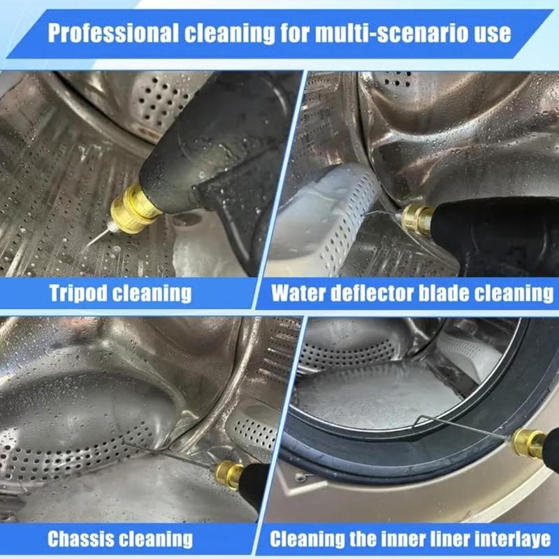 6Pieces Professional Appliance Cleaning Nozzle With Straight/Bent Tip For Hard To Access Place in Washing Machines