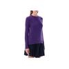 Polo Ralph Lauren Solid Color Cable Knit Crew Neck Long Sleeve Wool Sweater Women Sweater Purple 211875831013
