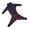 Dark Blue Striped Pet Jumpsuit High Stretch Large Dog Bodysuit Dog Pajamas  Post Recovery