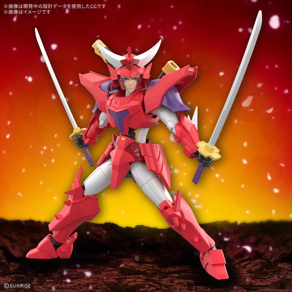 BANDAI SPIRITS 30MF Armored Legend Samurai Blazing Guy Plastic Model Kit Troopers Pre-colored