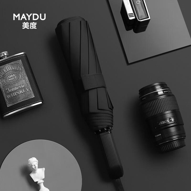 Meidu Extra-Large Manual Folding Windproof Umbrella