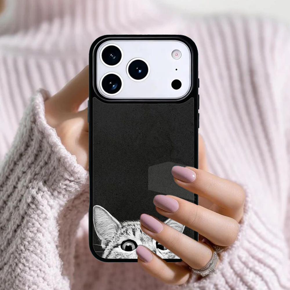 Lustige schleichende Katze Handyhülle Für Apple iPhone 17 Air 16E 15 14 Plus 13 12 11 Pro Max Mini Funda Abdeckung