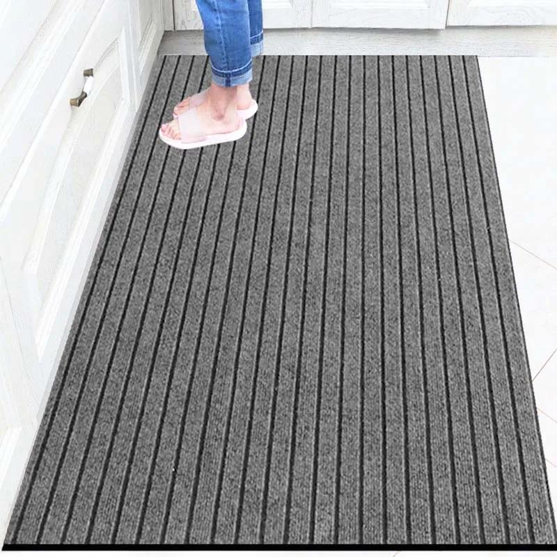 DIY Absorb Oil Kitchen Doormat Long Hallway Runner Rug Entrance Easy To Clean Anti Slip Kitchen Mat Floor Carpet Full Coverage