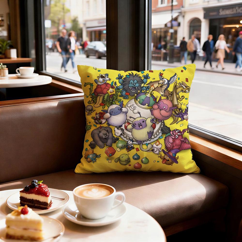 Game Dragon Quest Rocket Slime Cushion Cover Decorative Cushions Covers Cover Sofa x Pillow Piece x x Pillowcase