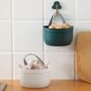 Wall-mounted Vegetable Basket Multifunctional Makeup Organizer Portable Commodity Shelf  Household