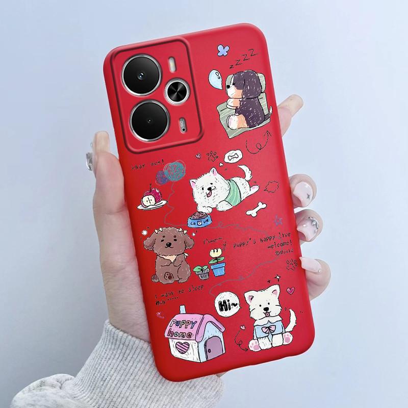 For Realme 14 5G Case RMX5075 Hot Cute Cartoon Panda Cover Soft Silicone Phone Case For Realme 14T Realme14 T 5G Back Cover Bags