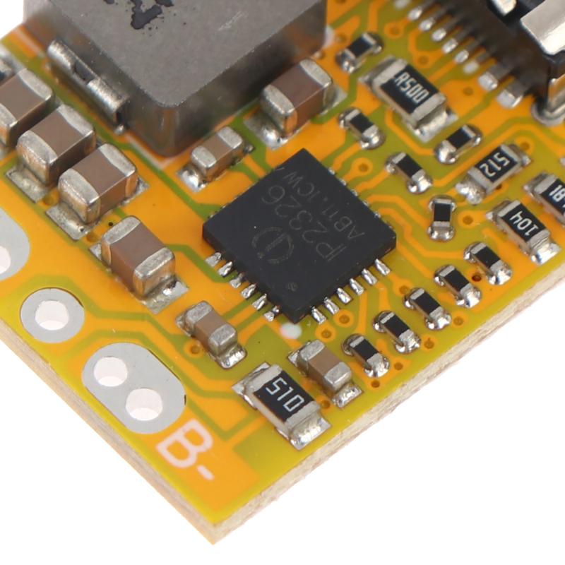 2S Bms Mini Lithium-Ion 18650 Battery Charging Boost Converter Module Type-C Qc Fast Charge Board With Balanced/Indicator