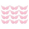 12Pcs Angel Wings Decorative Patches Pink Mini DIY Craft Accessories for Clothes Bags Jackets Costume Gift Craftwork