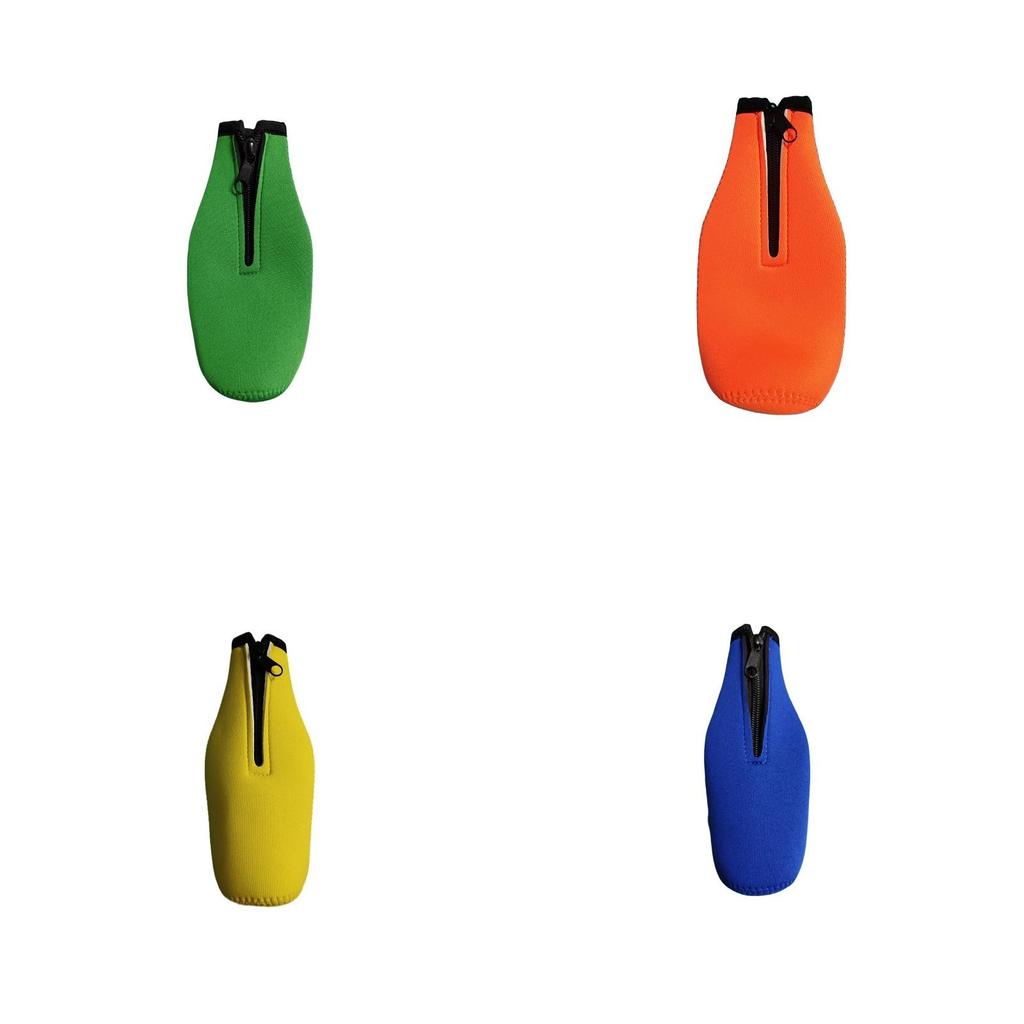 Fundas Enfriadoras de Botella de Cerveza de Neopreno Cubierta Protectora Aislante para Bebidas Se Adapta a Botellas de Bebida de 330 ml