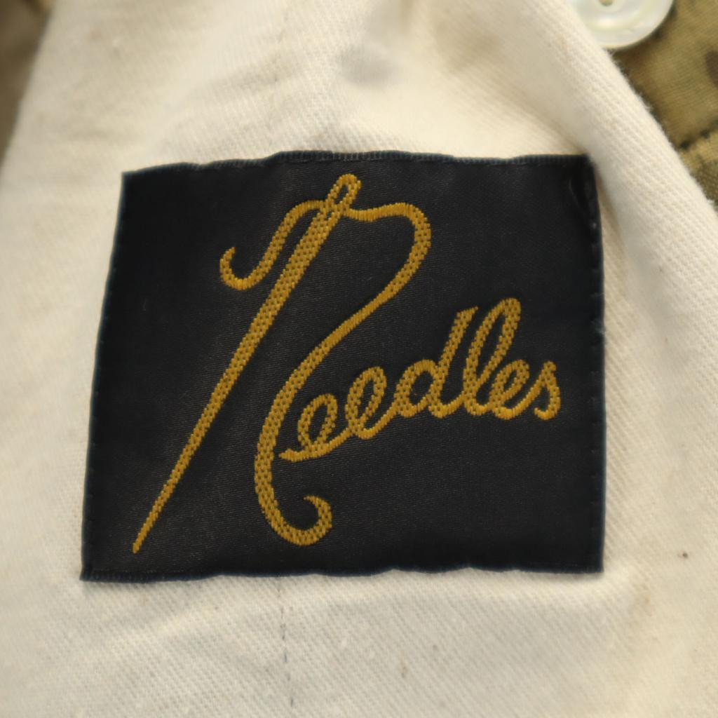 Needles made in Japan check pattern Straight pants S beige Cinchback Men's Used