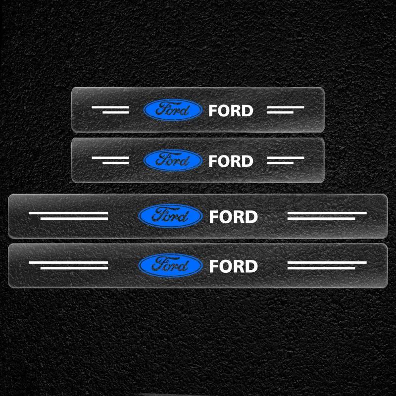 

Car Sticker Car Accessories Transparent Car Threshold Protection Sticker For Ford Focus 2 3 Mondeo Fiesta Kuga Ranger Escort Exp