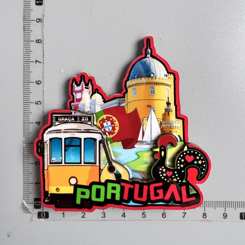 Norvegia IBIZA Barcelona Spania New York Seattle SUA Arabia Saudită Dubai Barcelona magnet de frigider din lemn decorare casă cadouri pentru prieteni