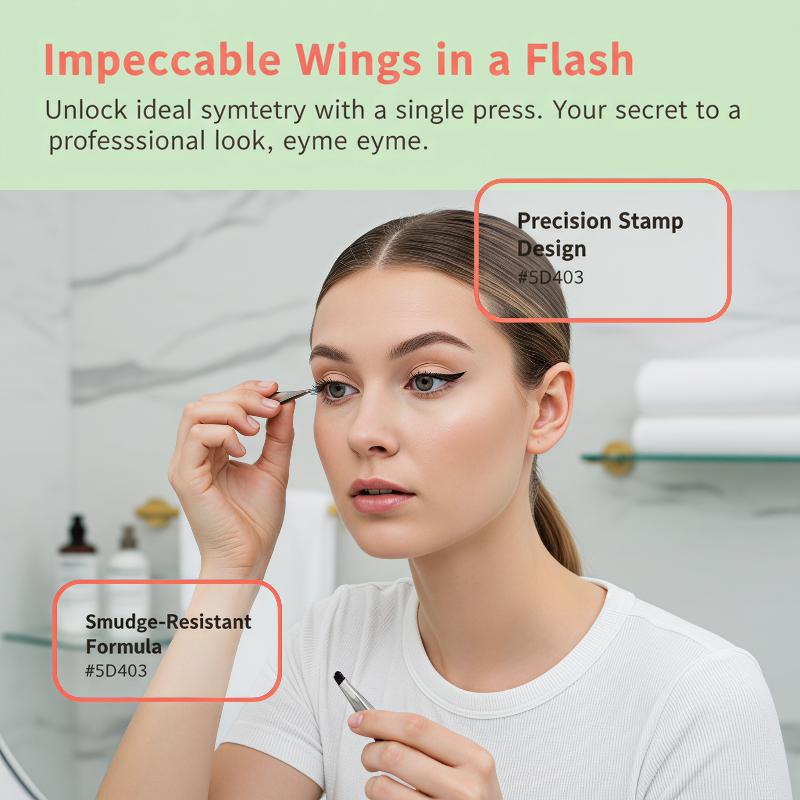 Eyeliner Stickers Lace Nature Clear Beige Stripe Self-Adhesive Waterproof Natural Eye Disposable Cosmetic Makeup