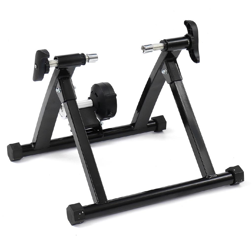 Wireless Indoor Bicycle Bike Trainer Home Exercise Fitness Stand Bicycle Parts Road MTB Training Accessories Black 24-29