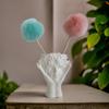 Silicone Ornament Moulds Silicone Vase Molds Flower Human Shape Flexible Crafting Moulds Silicone Texture Craft Moulds