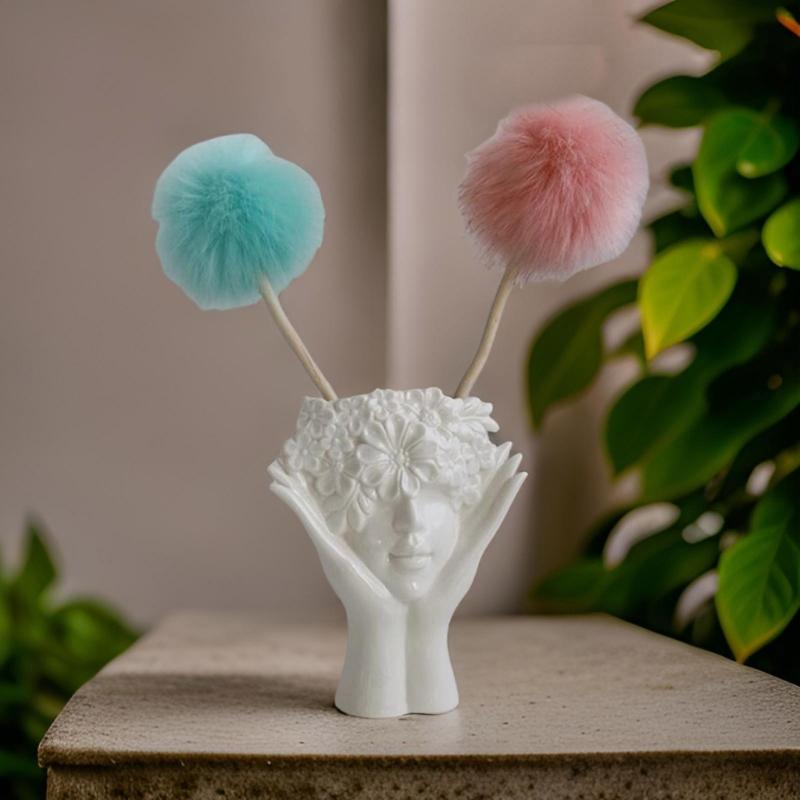 Silicone Ornament Moulds Silicone Vase Molds Flower Human Shape Flexible Crafting Moulds Silicone Texture Craft Moulds