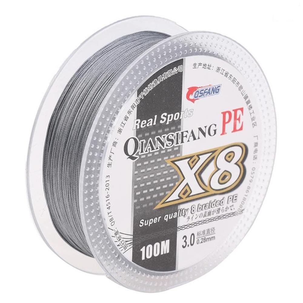 

Premium PE Knitted Fishing Rope 8 Strands 100M PE Fishing Line Extra-Long Wear Resistant Fishing Accessories Fishing Supplies
