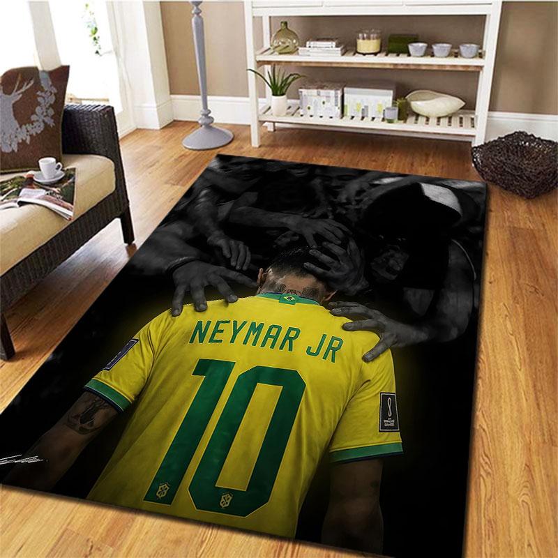 Neymar Carpet Rug for Living Room Bedroom Home Sofa Decoration,Kids play Non-slip Floor Mat