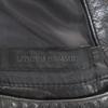 LITHIUM HOMME Made In Japan Cowhide Leather Single Riders Jacket 44 Black Men's Used