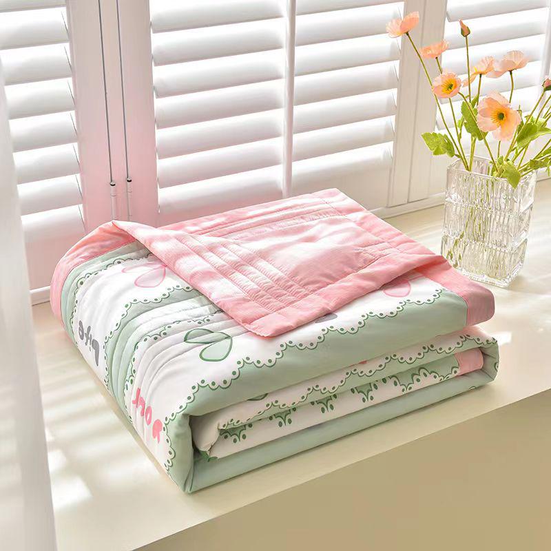 Summer Cotton Air Conditioning Quilt - Washable, Cool & Perfect for Gifting