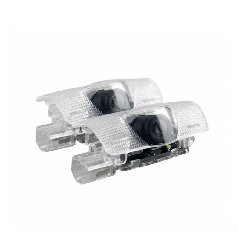 2PCS LED osvětlení dveří auta Auto Welcome Lamp Logo Projektor pro Toyota Camry Highlander Crown Rav4 Verso Avensis Yaris Auris Prius