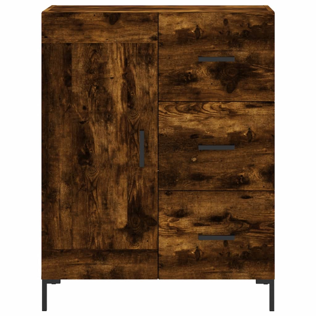 Sideboard Smoked Oak 69.5 X 34 X 90 Cm Wood Based Panel