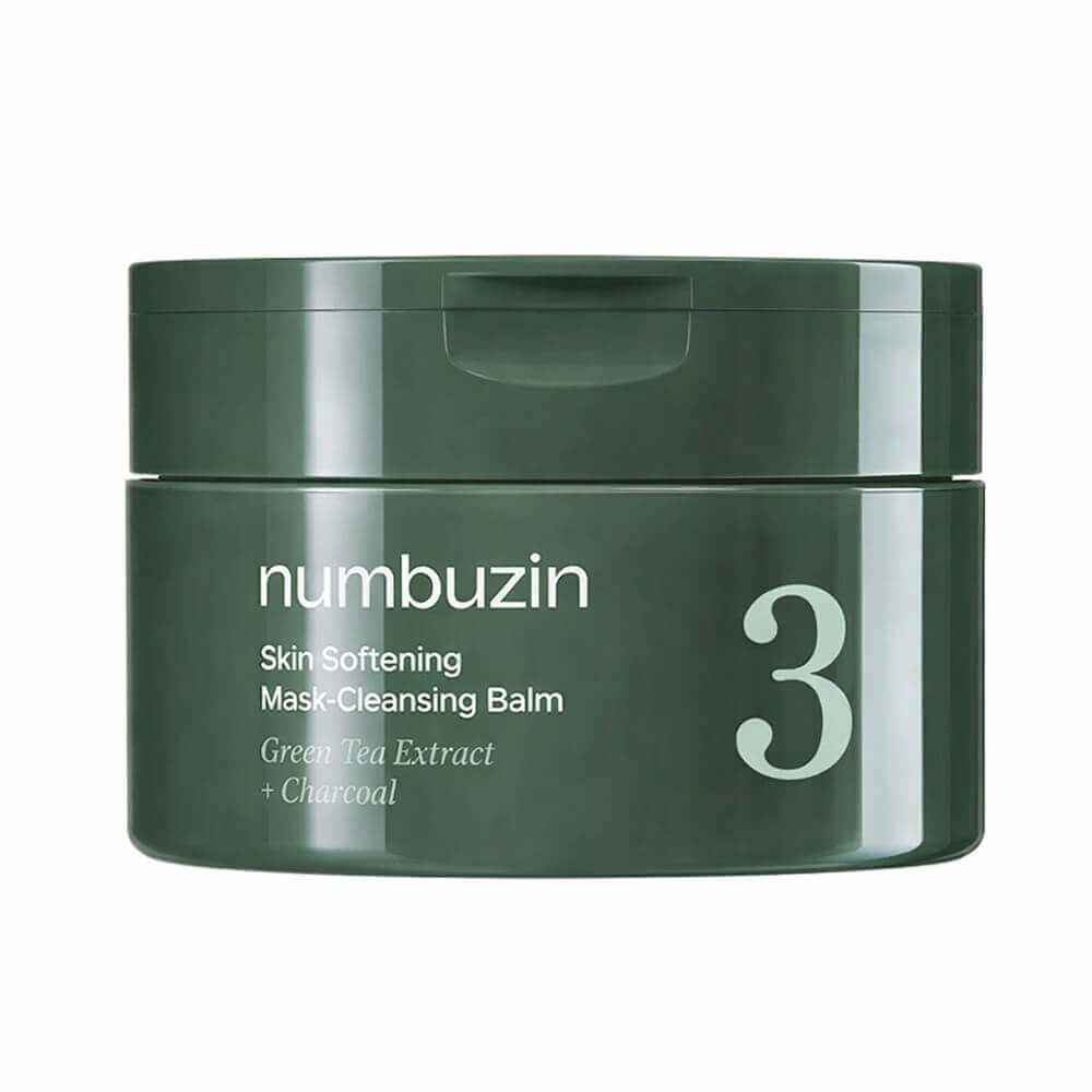 

NUMBUZIN №3 Очищающий бальзам для пор и макияжа с зеленым чаем и углем, Очищение, KBeauty, Корейская косметика, пробник