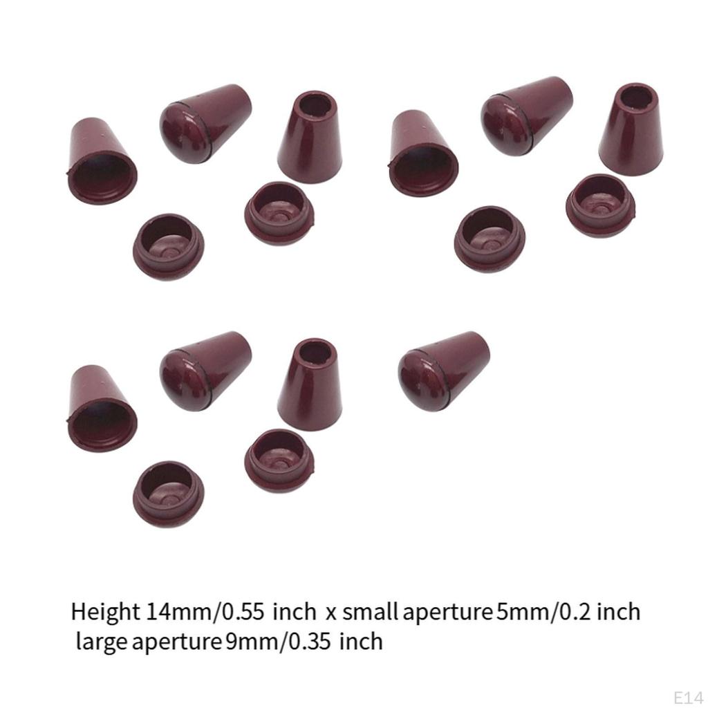 10 Pack of Bell End Stoppers with Toggle Clips for Cord Ends And DIY Projects