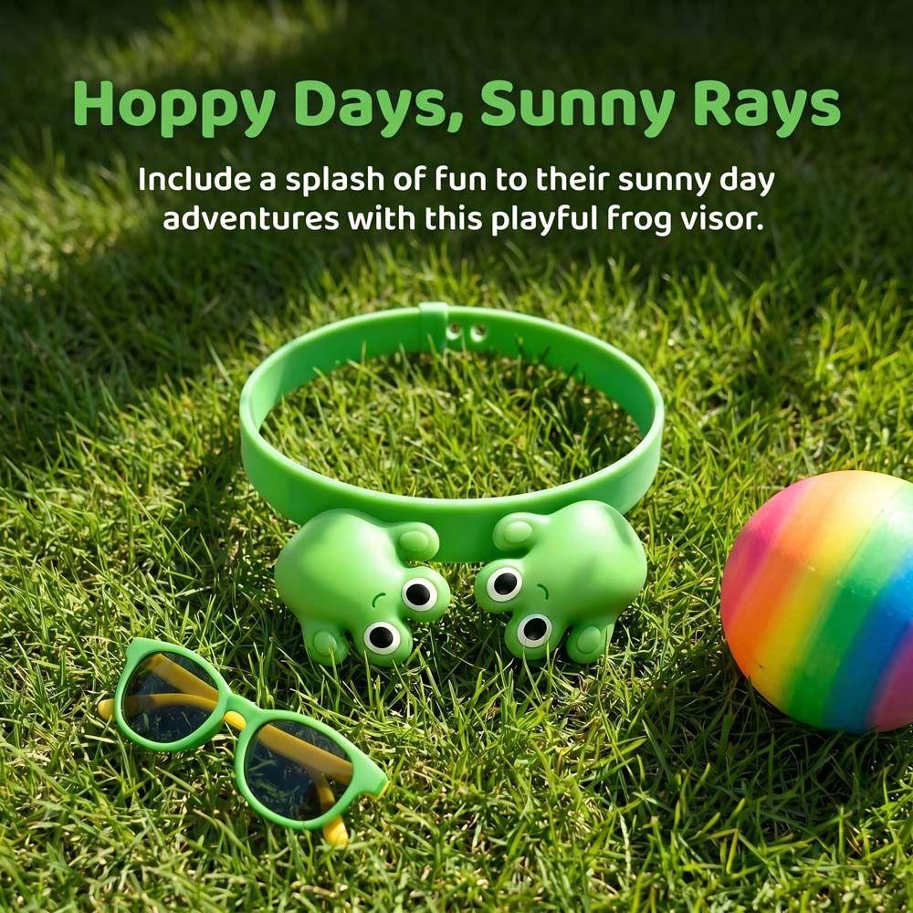 Adjustable Sun Protection Cap 3D Printing Outdoor Beach Hat 3D Printing Frog Cap Beach Holiday