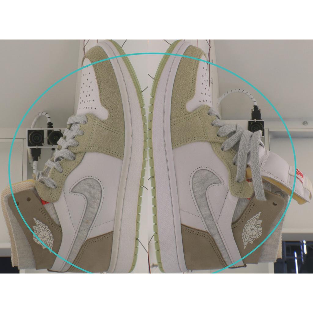 Pre-owned Jordan Air Jordan 1 high zoom air cmft olive aura CT0979-102-P26095664116416