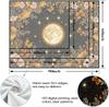 Golden Ginko Tapestry Nature Style Tapestry for Bedroom Celestial Starry Sky Tapestries Wall Hanging Aesthetic Room Decor Full