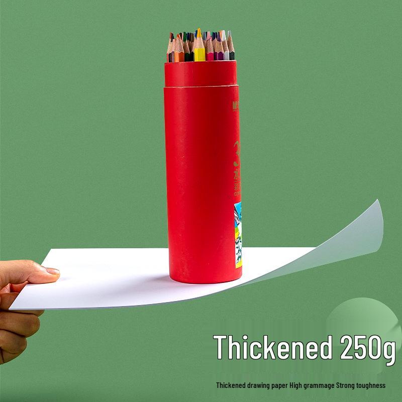 Thickened Colored Pencil Drawing Paper: 8K, 16K, 4K Sizes for Children's Sketching & Art