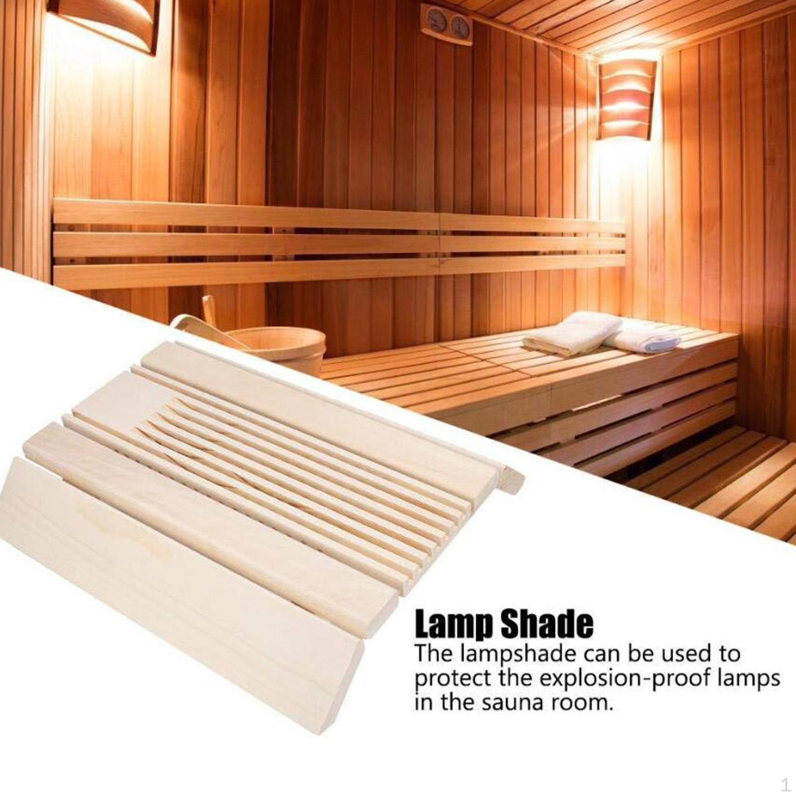 

Светильник для сауны, деревянный абажур, практичная замена, 15x12,6 дюйма