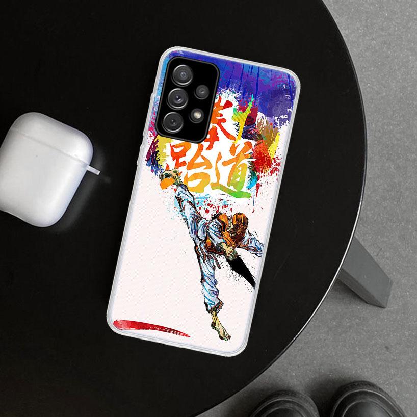 Kungfu Taekwondo Phone Case for Samsung Galaxy A17 A16 A26 A36 A56 A57 A37 A15 A25 A35 A55 A14 A24 A34 A54 A13 A23 A33 A53 Galax