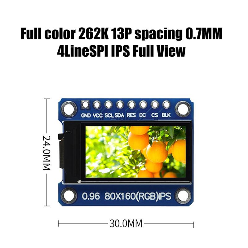Modul OLED cu Display IPS de 0,96 Inch pentru 80*160 65K Colorat RGB TFT LCD Placă ST7735 ST7735 DIY