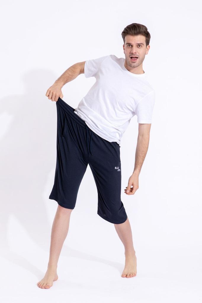 Men's Plus Size Plus Size Shorts & Bermuda Men's Plus Size Capri Shorts with Pockets