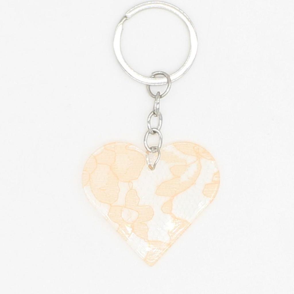 Acrylic Heart Crack Keychain & Phone Charm