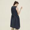 CHIQUITA Asa Sleeveless Dress + Belt Navy 250706Nv