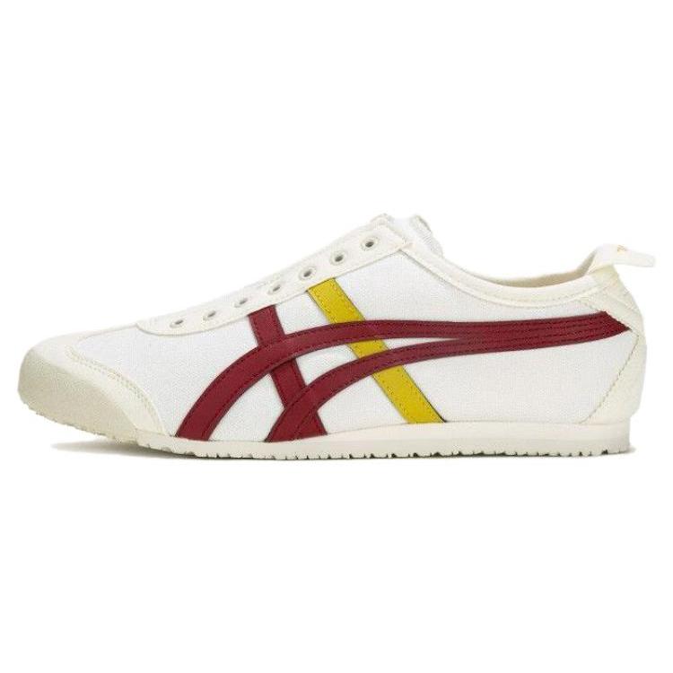 

New Onitsuka Tiger Mexico 66 Slip On Cream Beet Juice 1183A360-123 42.5