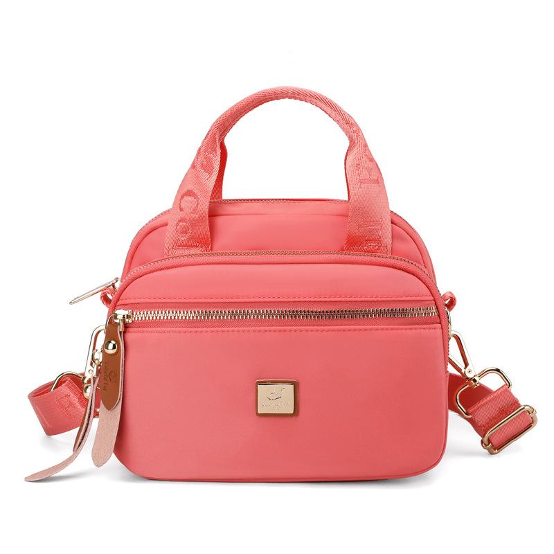 New women's trendy shoulder bag fashionable and simple multi-layer messenger bag anti-splashing nylon bag