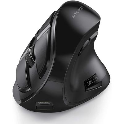 2.4G Wireless Vertical Mouse Rechargeable Bluetooth Mouse for Laptop Computer iPad Apple Mac Windows Right Hand Ergonomic