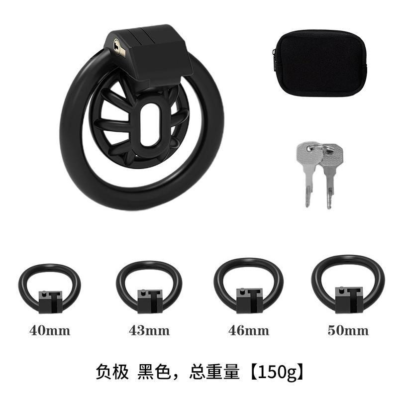 Male Positive-Negative Pole Chastity Cage Whale Head Style Sissy Abstinence Cage BDSM Adult Toy CB Urethral Lock Sex Product18+