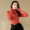 Women's Autumn/Winter 2025 Casual Tennis & Badminton Set with Long Sleeve Top, Yoga Skirt, and Pants.