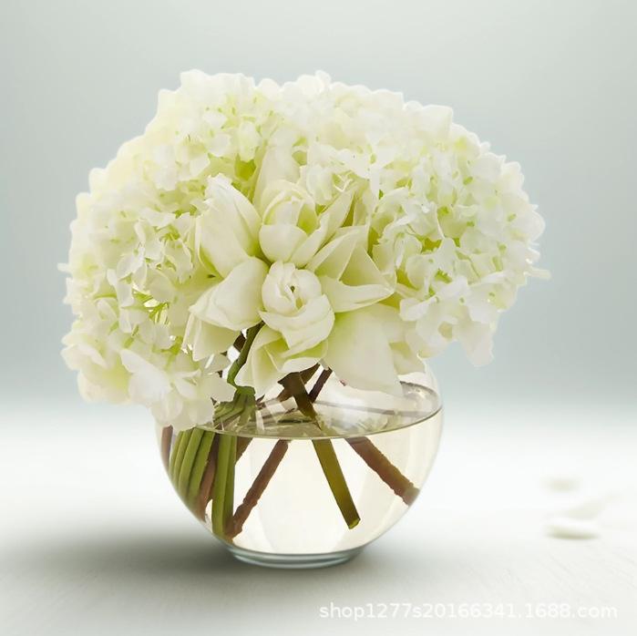 

Ручна прозора скляна ваза - Дизайн у формі кулі, ідеально підходить для офісного столу, столика у вітальні, акваріума або для квіткових композицій. 10 Sphere (Mini) [96 Pieces]