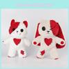 Love Rabbit And Kitten Plush Toy Soft And Adorable Kids Gift 30cm