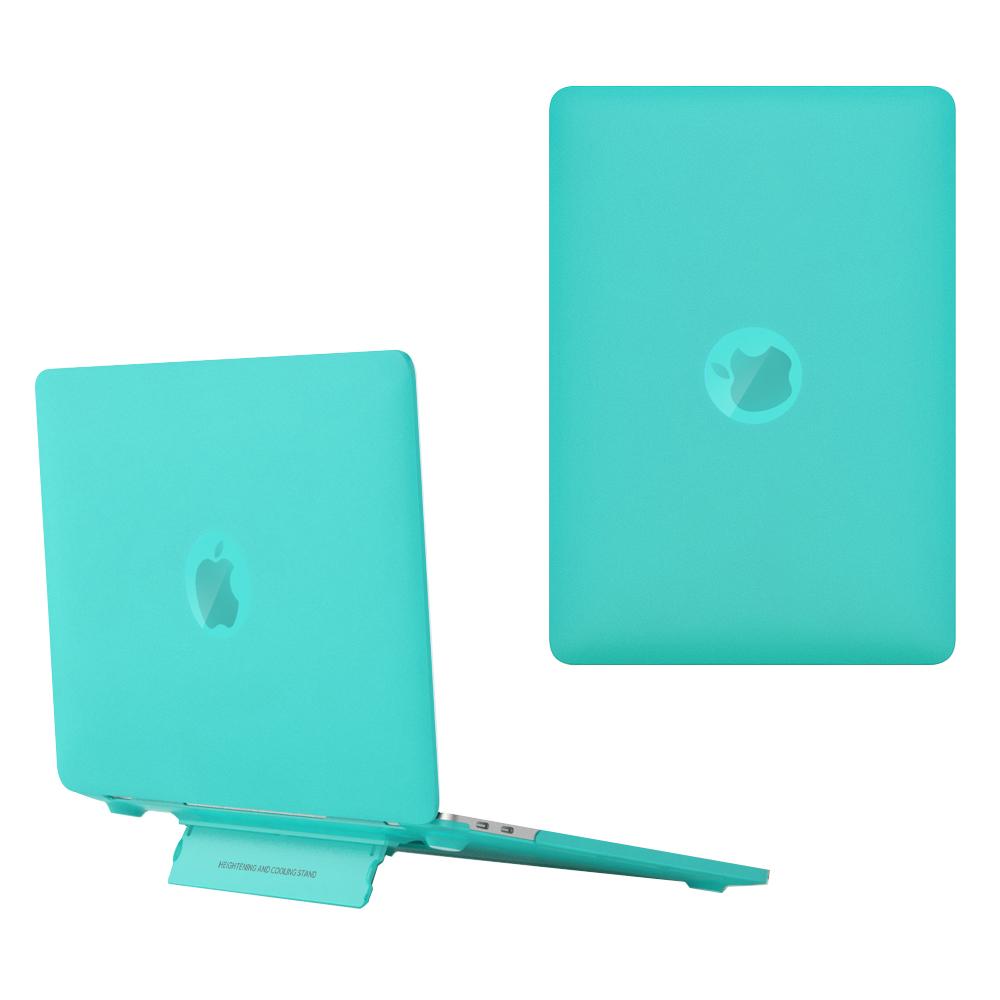 Matte Hard PC Case for Macbook Air 15 Inch (2025)/(2024) A3114 M3/(2023) M2 A2941 Lightweight Shockproof Laptop Cover with Kickstand